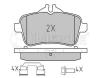 MEYLE 0252521516/PD (0252521516PD) Brake Pad Set, disc brake