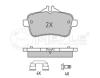 MEYLE 0252521618 Brake Pad Set, disc brake