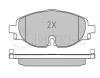 MEYLE 0252568320/PD (0252568320PD) Brake Pad Set, disc brake