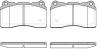 REMSA 066640 Brake Pad Set, disc brake