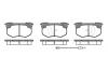 REMSA 0029.02 (002902) Brake Pad Set, disc brake