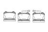 REMSA 0434.32 (043432) Brake Pad Set, disc brake