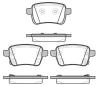 REMSA 145022 Brake Pad Set, disc brake