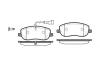 REMSA 0879.31 (087931) Brake Pad Set, disc brake