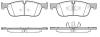 REMSA 163300 Brake Pad Set, disc brake