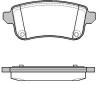 REMSA 1387.10 (138710) Brake Pad Set, disc brake
