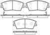 REMSA 1676.02 (167602) Brake Pad Set, disc brake