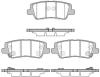 REMSA 1564.05 (156405) Brake Pad Set, disc brake