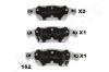 JAPANPARTS PA162AF Brake Pad Set, disc brake