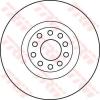 TRW DF4209S Brake Disc