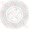 TRW DF6153S Brake Disc