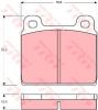 TRW GDB100 Brake Pad Set, disc brake