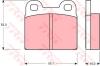 TRW GDB102 Brake Pad Set, disc brake