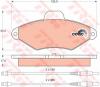TRW GDB1101 Brake Pad Set, disc brake