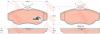TRW GDB1156 Brake Pad Set, disc brake