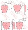 TRW GDB1162 Brake Pad Set, disc brake