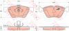 TRW GDB1215 Brake Pad Set, disc brake