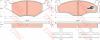 TRW GDB1219 Brake Pad Set, disc brake