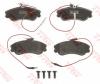 TRW GDB1260 Brake Pad Set, disc brake