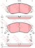 TRW GDB1286 Brake Pad Set, disc brake