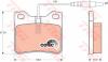 TRW GDB1289 Brake Pad Set, disc brake
