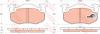 TRW GDB1305 Brake Pad Set, disc brake
