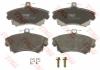TRW GDB1313 Brake Pad Set, disc brake