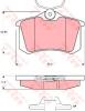 TRW GDB1328 Brake Pad Set, disc brake