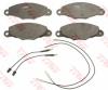 TRW GDB1336 Brake Pad Set, disc brake