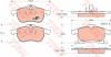 TRW GDB1350 Brake Pad Set, disc brake