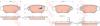 TRW GDB1352 Brake Pad Set, disc brake