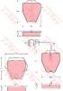 TRW GDB1371 Brake Pad Set, disc brake