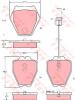 TRW GDB1381 Brake Pad Set, disc brake