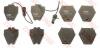 TRW GDB1381 Brake Pad Set, disc brake