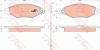 TRW GDB1402 Brake Pad Set, disc brake