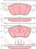 TRW GDB1406 Brake Pad Set, disc brake