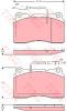 TRW GDB1431 Brake Pad Set, disc brake