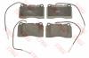 TRW GDB1431 Brake Pad Set, disc brake