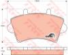 TRW GDB1442 Brake Pad Set, disc brake