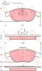 TRW GDB1444 Brake Pad Set, disc brake