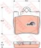 TRW GDB1455 Brake Pad Set, disc brake