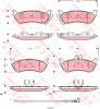 TRW GDB1456 Brake Pad Set, disc brake