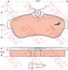TRW GDB1496 Brake Pad Set, disc brake