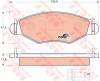 TRW GDB1500 Brake Pad Set, disc brake