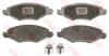 TRW GDB1500 Brake Pad Set, disc brake