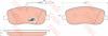 TRW GDB1503 Brake Pad Set, disc brake