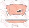 TRW GDB1516 Brake Pad Set, disc brake