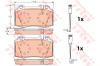 TRW GDB1543 Brake Pad Set, disc brake