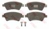 TRW GDB1552 Brake Pad Set, disc brake
