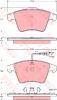 TRW GDB1556 Brake Pad Set, disc brake